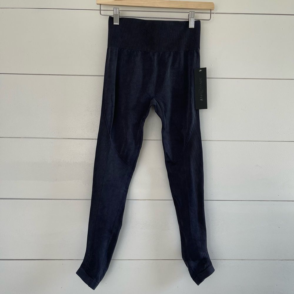 Savvi Fit Dark Blue/Grey Impact Leggings